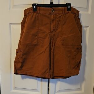 Sonoma Women's Rust Brown Cargo Shorts